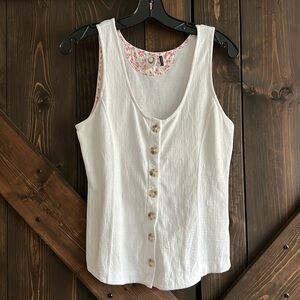 Anthropologie akemi + kin cotton tank S